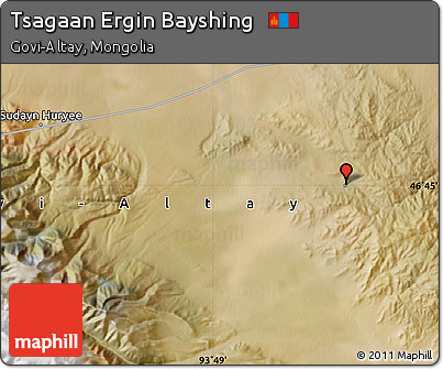 Satellite Map of Tsagaan Ergin Bayshing