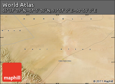 Satellite Map of the Area around 46° 51' 18" N, 94° 25' 30" E