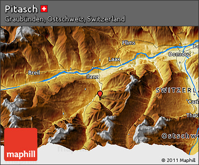 Physical 3D Map of Pitasch