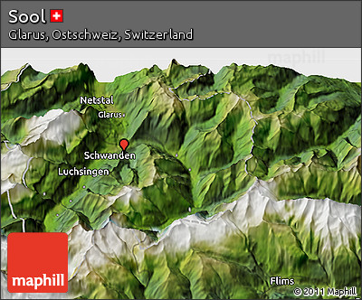 Satellite 3D Map of Sool