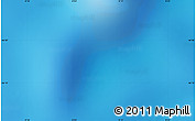 Physical Map of the area around 46° 9' 26" S, 0° 4' 30" E