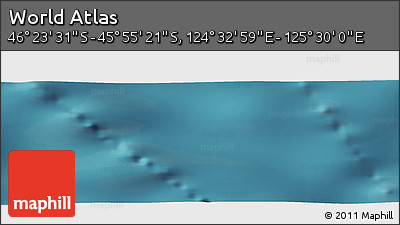 Satellite Panoramic Map of the Area around 46° 9' 26" S, 125° 1' 30" E