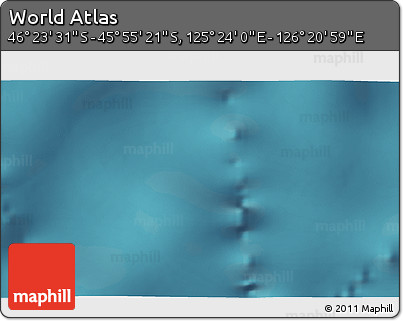 Satellite 3D Map of the Area around 46° 9' 26" S, 125° 52' 30" E