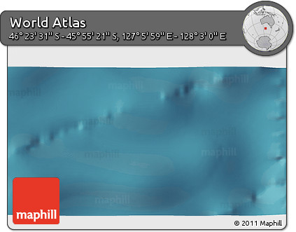 Satellite 3D Map of the Area around 46° 9' 26" S, 127° 34' 30" E