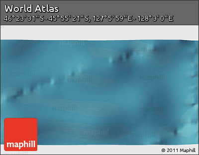 Satellite 3D Map of the Area around 46° 9' 26" S, 127° 34' 30" E