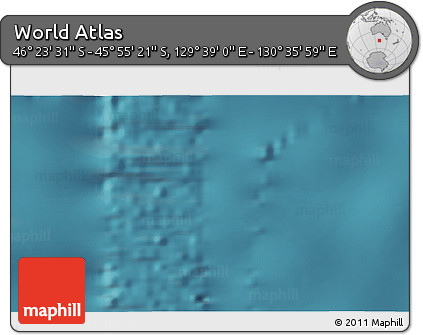 Satellite 3D Map of the Area around 46° 9' 26" S, 130° 7' 30" E