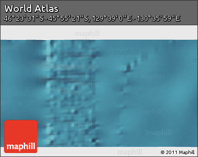Satellite 3D Map of the Area around 46° 9' 26" S, 130° 7' 30" E