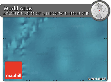 Satellite Map of the Area around 46° 9' 26" S, 131° 49' 29" E