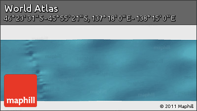 Satellite Panoramic Map of the Area around 46° 9' 26" S, 137° 46' 30" E