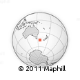 Outline Map of the Area around 46° 9' 26" S, 156° 28' 29" E, rectangular outline