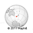 Outline Map of the Area around 46° 9' 26" S, 163° 16' 30" E, rectangular outline