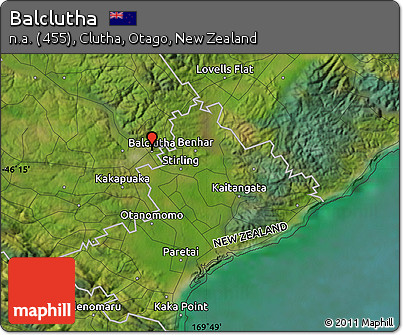 Satellite Map of Balclutha