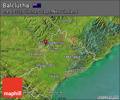 Satellite Map of Balclutha
