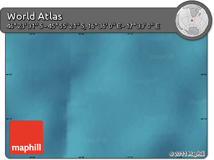 Satellite Map of the Area around 46° 9' 26" S, 17° 4' 30" E