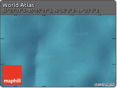 Satellite Map of the Area around 46° 9' 26" S, 17° 4' 30" E