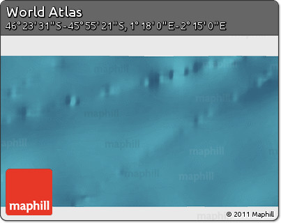 Satellite 3D Map of the Area around 46° 9' 26" S, 1° 46' 29" E