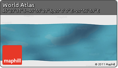 Satellite Panoramic Map of the Area around 46° 9' 26" S, 20° 28' 30" E