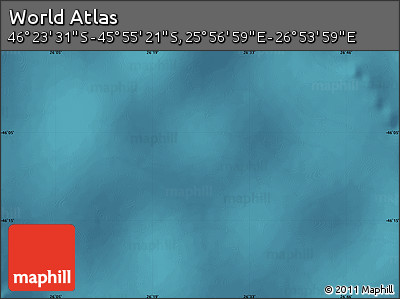 Satellite Map of the Area around 46° 9' 26" S, 26° 25' 29" E