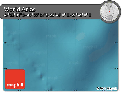 Satellite Map of the Area around 46° 9' 26" S, 27° 16' 29" E