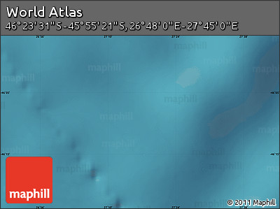 Satellite Map of the Area around 46° 9' 26" S, 27° 16' 29" E