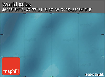 Satellite Map of the Area around 46° 9' 26" S, 28° 7' 30" E
