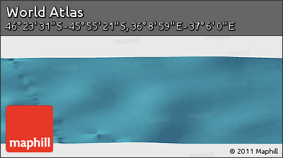 Satellite Panoramic Map of the Area around 46° 9' 26" S, 36° 37' 30" E