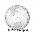 Outline Map of the Area around 46° 9' 26" S, 45° 58' 30" E, rectangular outline