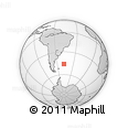 Outline Map of the Area around 46° 9' 26" S, 47° 31' 29" W, rectangular outline