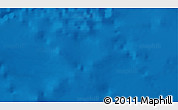 Shaded Relief 3D Map of the area around 46° 9' 26" S, 49° 13' 30" W
