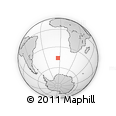 Outline Map of the Area around 46° 9' 26" S, 4° 10' 30" W, rectangular outline