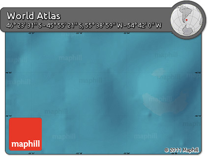Satellite Map of the Area around 46° 9' 26" S, 55° 10' 29" W