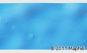 Physical 3D Map of the area around 46° 9' 26" S, 74° 52' 30" E
