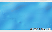 Shaded Relief 3D Map of the area around 46° 9' 26" S, 74° 52' 30" E