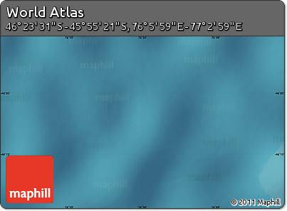 Satellite Map of the Area around 46° 9' 26" S, 76° 34' 29" E