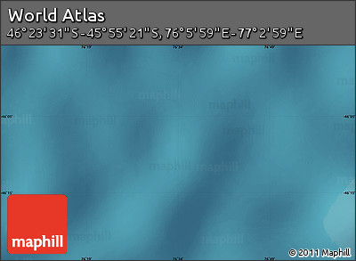 Satellite Map of the Area around 46° 9' 26" S, 76° 34' 29" E