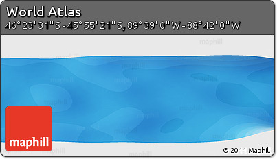 Political Panoramic Map of the Area around 46° 9' 26" S, 89° 10' 30" W