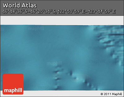 Satellite 3D Map of the Area around 46° 34' 35" S, 123° 19' 29" E