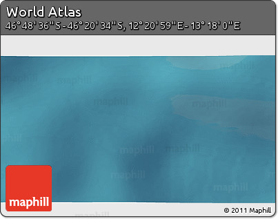 Satellite 3D Map of the Area around 46° 34' 35" S, 12° 49' 29" E