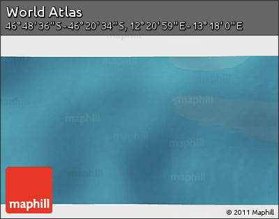 Satellite 3D Map of the Area around 46° 34' 35" S, 12° 49' 29" E