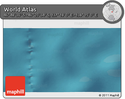 Satellite 3D Map of the Area around 46° 34' 35" S, 137° 46' 30" E