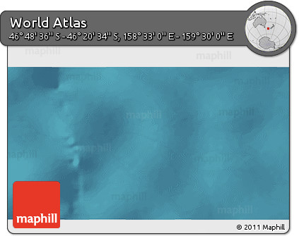 Satellite 3D Map of the Area around 46° 34' 35" S, 159° 1' 30" E