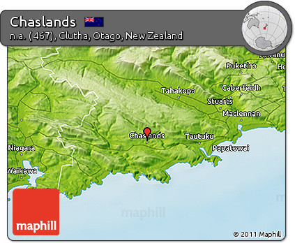 Physical 3D Map of Chaslands