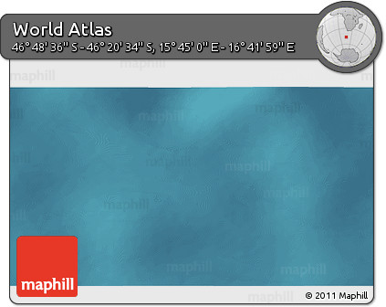 Satellite 3D Map of the Area around 46° 34' 35" S, 16° 13' 30" E
