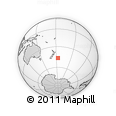Where is the area around 46° 34' 35" S, 176° 43' 29" W located? Outline Map of the Area around 46° 34' 35" S, 176° 43' 29" W, rectangular outline