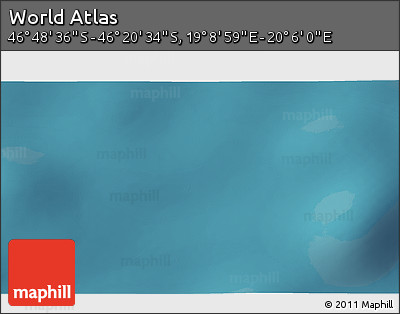 Satellite 3D Map of the Area around 46° 34' 35" S, 19° 37' 30" E