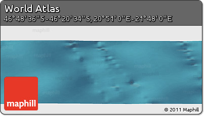 Satellite Panoramic Map of the Area around 46° 34' 35" S, 21° 19' 30" E