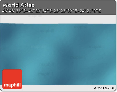 Satellite 3D Map of the Area around 46° 34' 35" S, 23° 52' 30" E