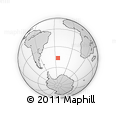 Outline Map of the Area around 46° 34' 35" S, 24° 34' 30" W, rectangular outline