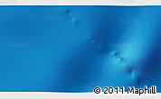 Physical 3D Map of the area around 46° 34' 35" S, 27° 16' 29" E