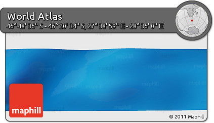 Physical Panoramic Map of the Area around 46° 34' 35" S, 28° 7' 30" E